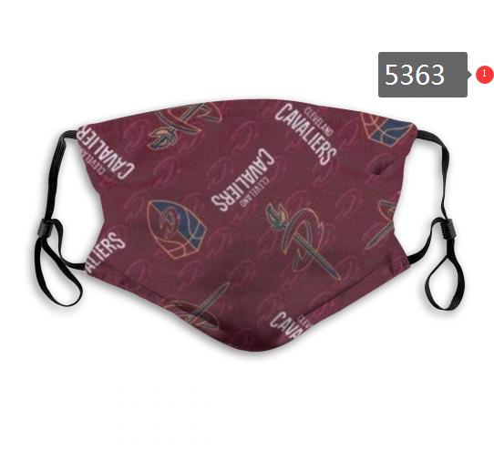 2020 NBA Cleveland Cavaliers Dust mask with filter->nba dust mask->Sports Accessory
